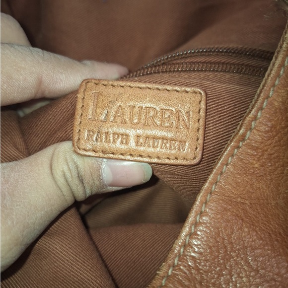 Lauren Ralph Lauren Leather Tote Bag - Picture 6 of 10